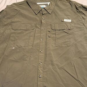 Magellan Outdoors Khaki Button-Up Shirt